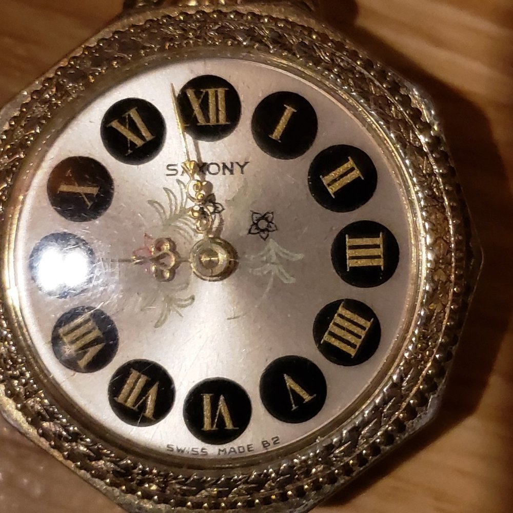 Saxony swiss made pocket watch